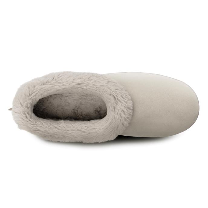 totes toasties® Ladies Microsuede Shoot Slippers Grey Extra Image 5